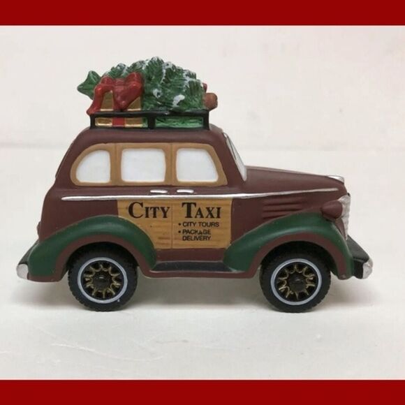 Dept 56 "City Taxi" Heritage Village 58894-Vintage-Mint w/Box - Picture 1 of 7